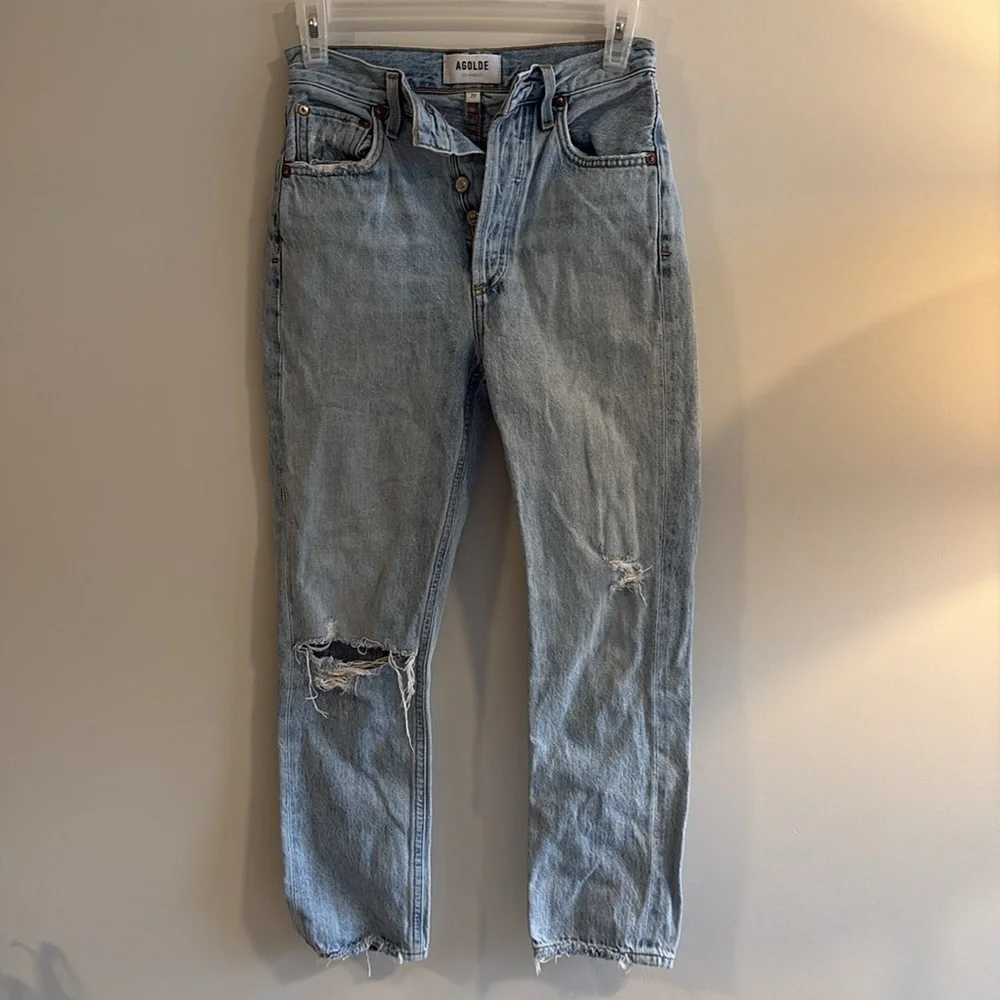AGOLDE Riley Jeans size 22 - Picture 2 of 5